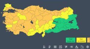 Sarı kod, turuncu kod nedir? Meteorolojiden 64 kente uyarı var